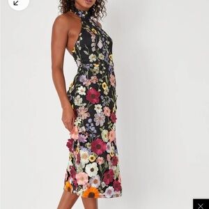 Floral midi dress NWT